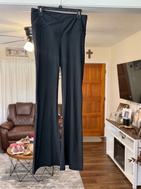 Fabletics Black Boot-Cut Flare Yoga Pants